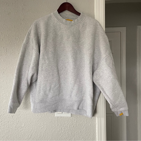 yellow label co Other - Yellow label co. Distressed Crewneck light grey Sweater unisex one size